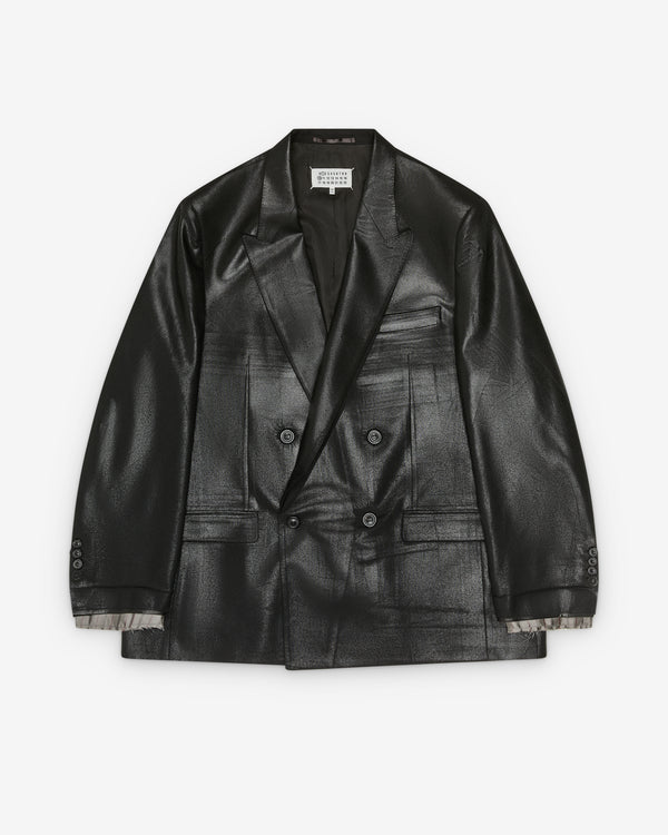 Maison Margiela - Men's Foil-Treated Jacket - (Black)