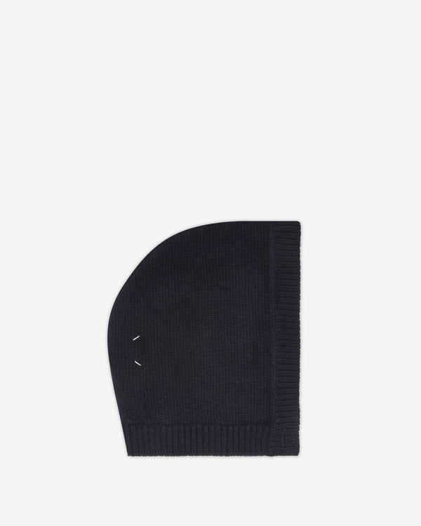 Maison Margiela - Men's Wool Knit Hood - (Navy)
