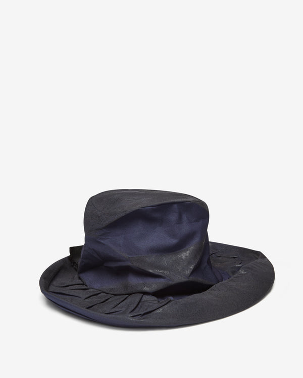 Maison Margiela - Women's Foil-Treated Cotton Hat - (Blue)