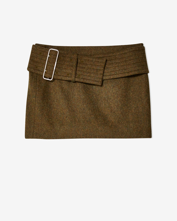 Ferragamo - Women's Flannel Mini Skirt - (Green)