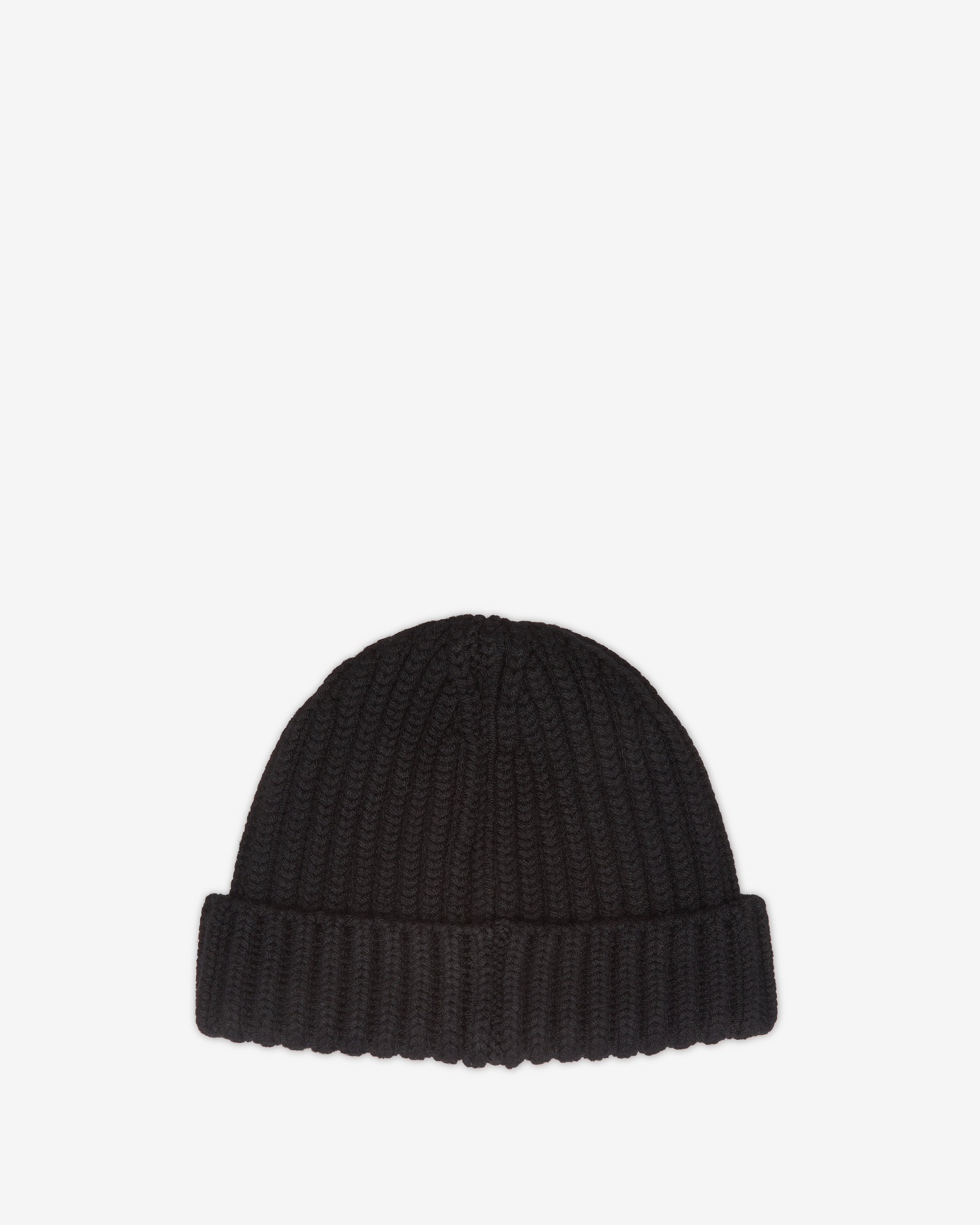 Prada: Men's Wool Beanie (Black) | DSMNY E-SHOP