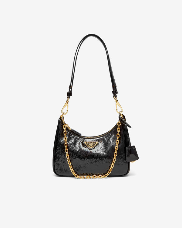 Prada - Women's Re-Edition Saffiano Leather Mini-Bag - (Black)