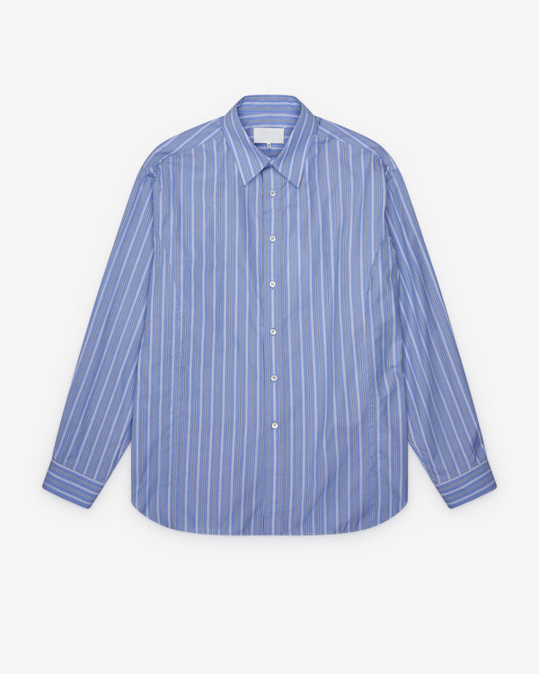 Maison Margiela - Men's Long Sleeve Shirt - (Blue/Stripe)