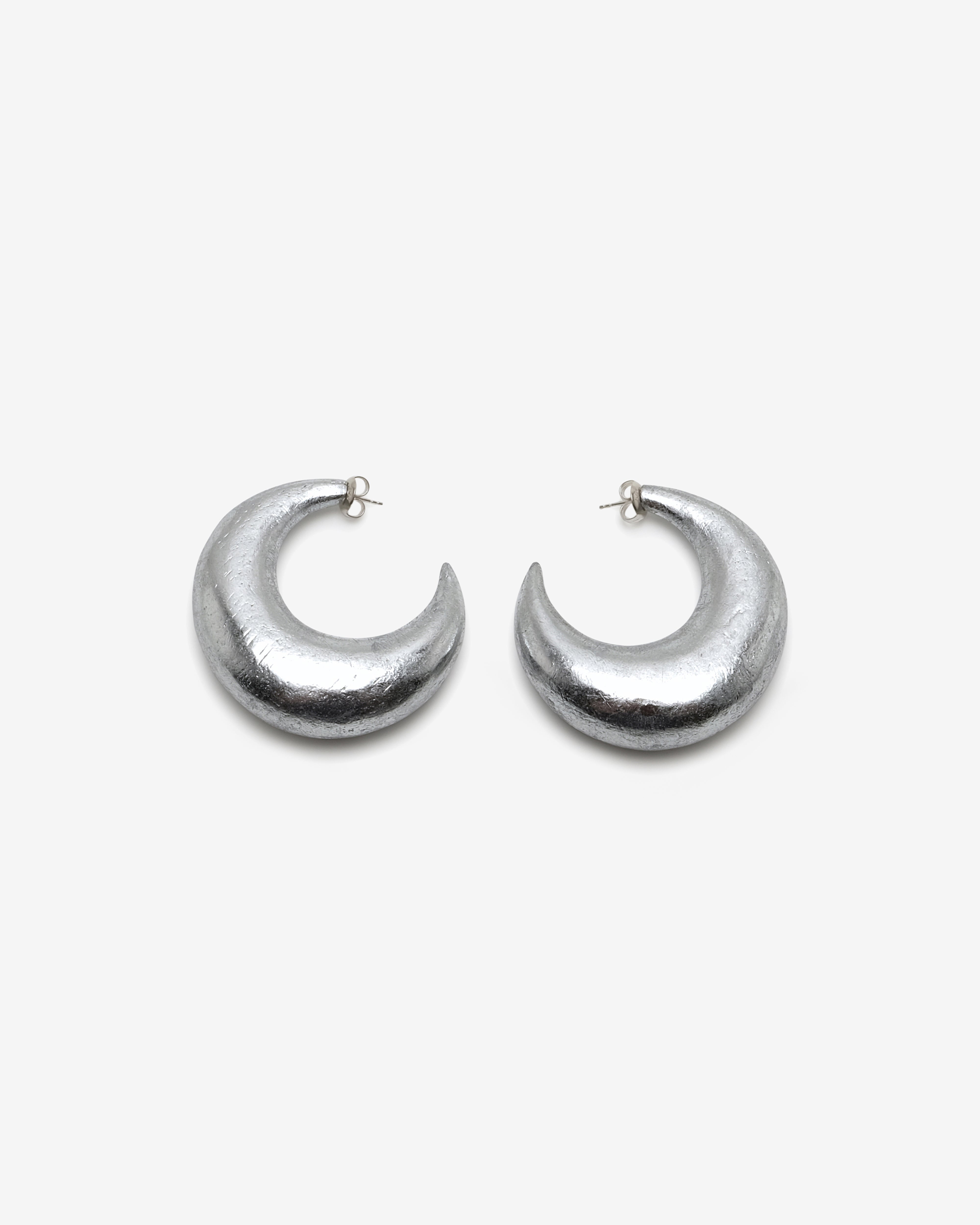 Monies: Women's Half Moon Earrings (Silver) | DSMNY E-SHOP