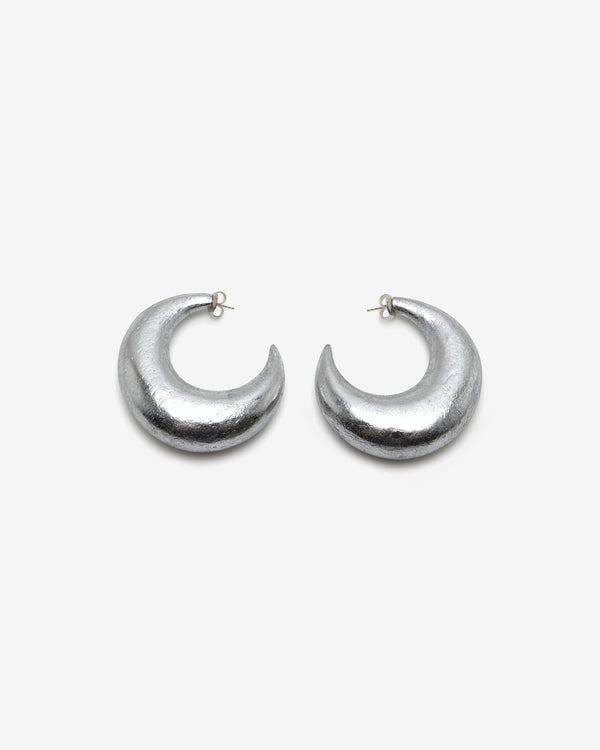 Monies - Women's Half Moon Earrings - (Silver)