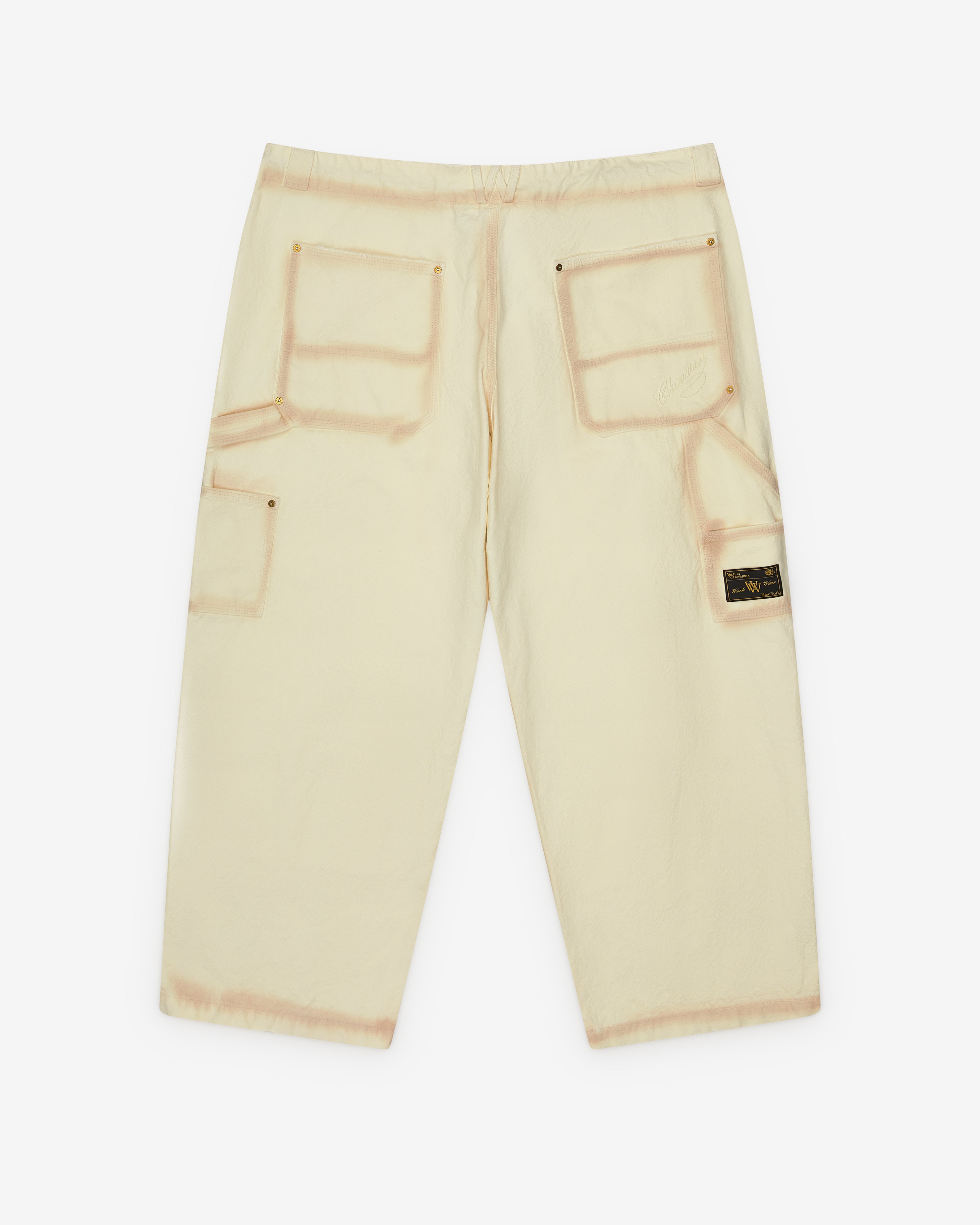 美品 WILLY CHAVARRIA BOY WORK PANT Willy Chavarria: Men's Workwear Toluca Pant (White) | DSMNY