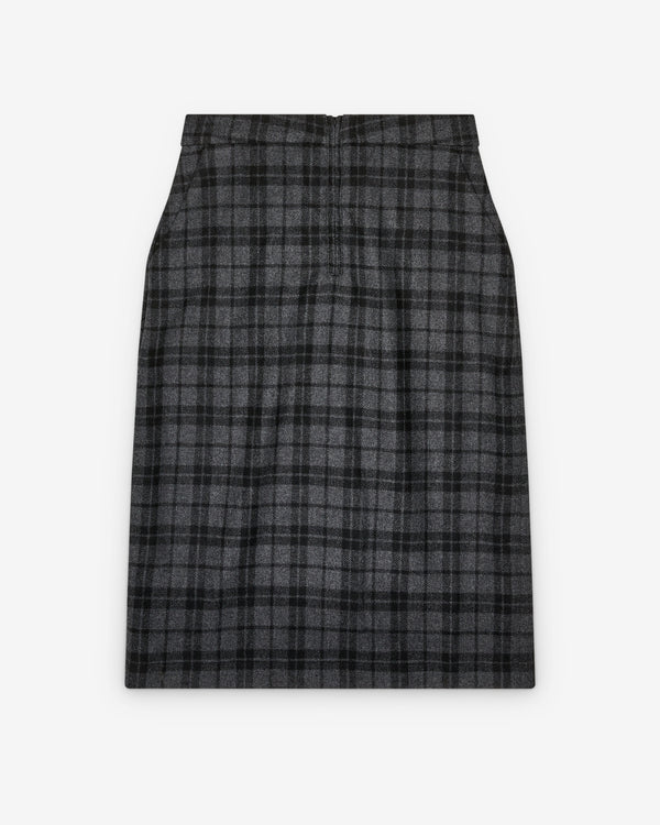 Willy Chavarria - Women's Zipped Skirt - (Charcoal)