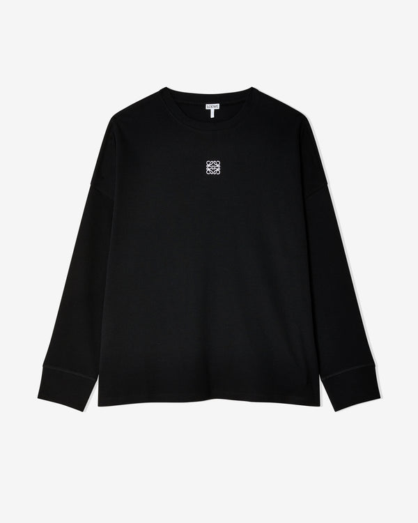 Loewe - Men's Oversized Fit Long Sleeve T-Shirt - (Black)