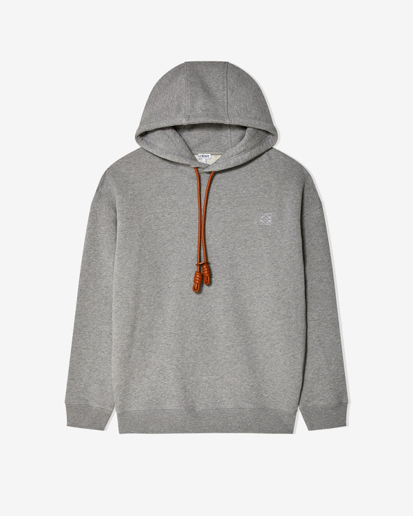 Loewe - Men's Relaxed Fit Hoodie - (Grey Melange)