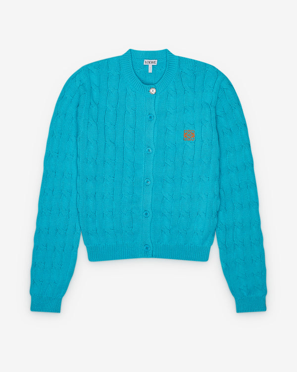 Loewe - Women's Cardigan - (Turquoise)