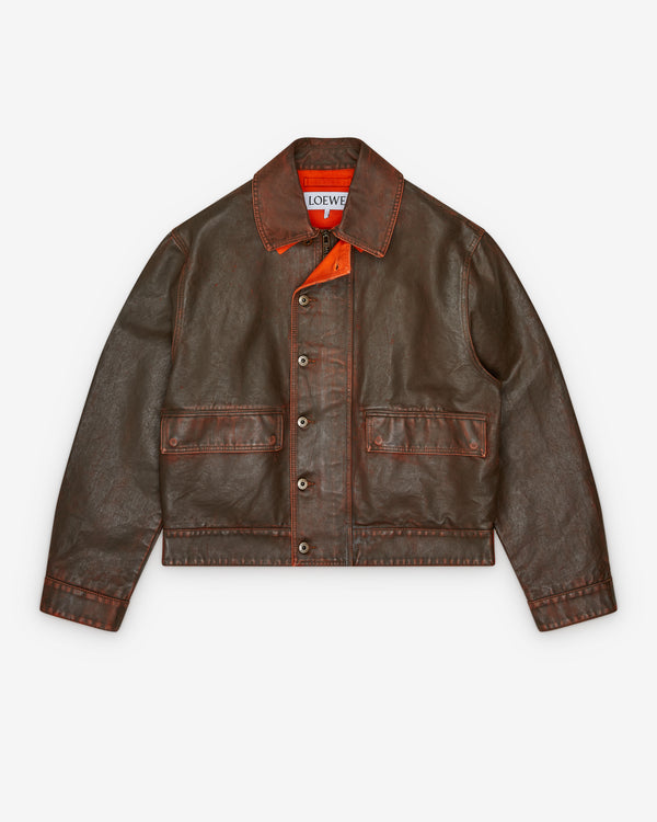 Loewe - Men's Jacket - (Orange/Brown)