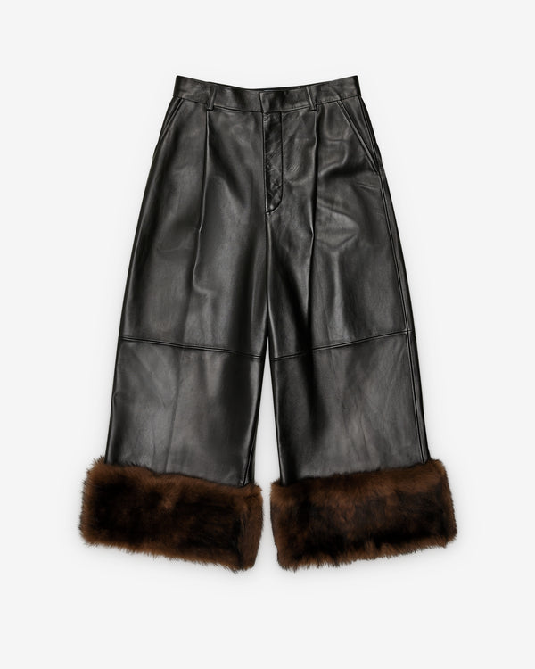 Loewe - Women's Turn-Up Trousers - (Black)