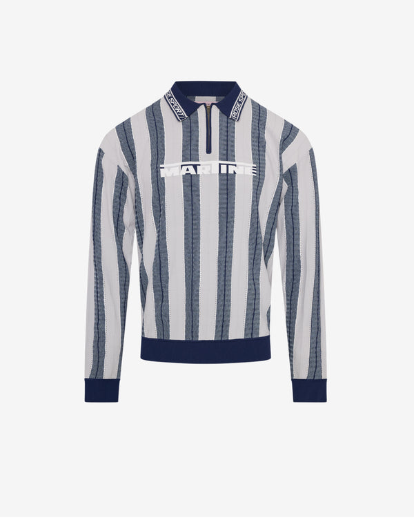 Martine Rose - Men's Logo Polo - (Blue)