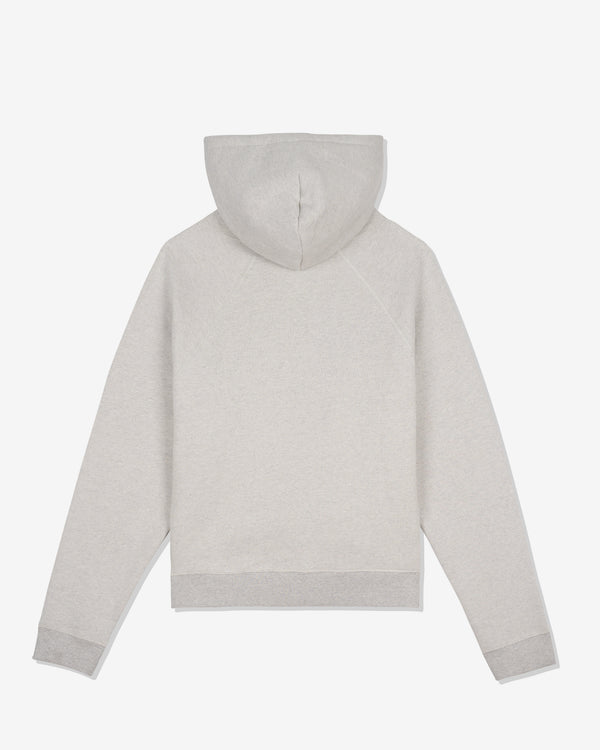 Brain Dead - A.P.C. Men's Fleece Logo Head Hoodie - (Heather Gray)