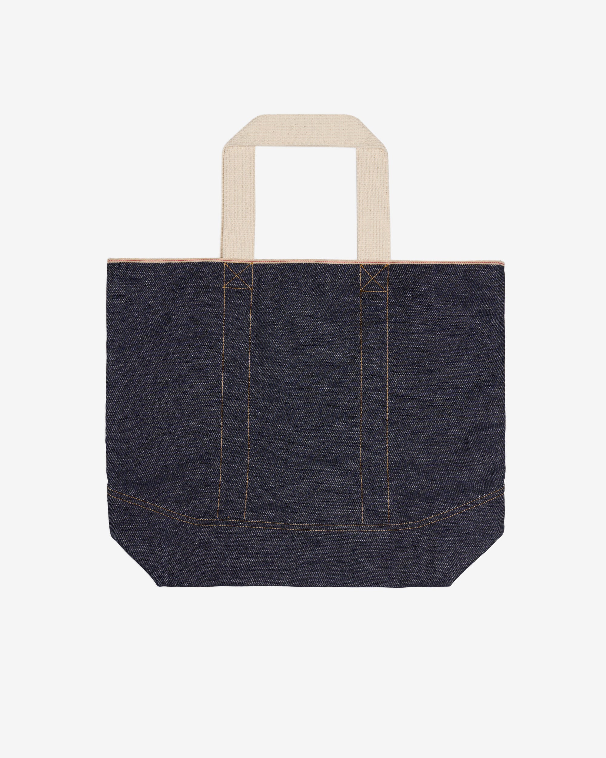 Brain Dead - A.P.C. Men's Selvedge Denim Tote Bag - (Indigo) view 2, Click to Zoom in