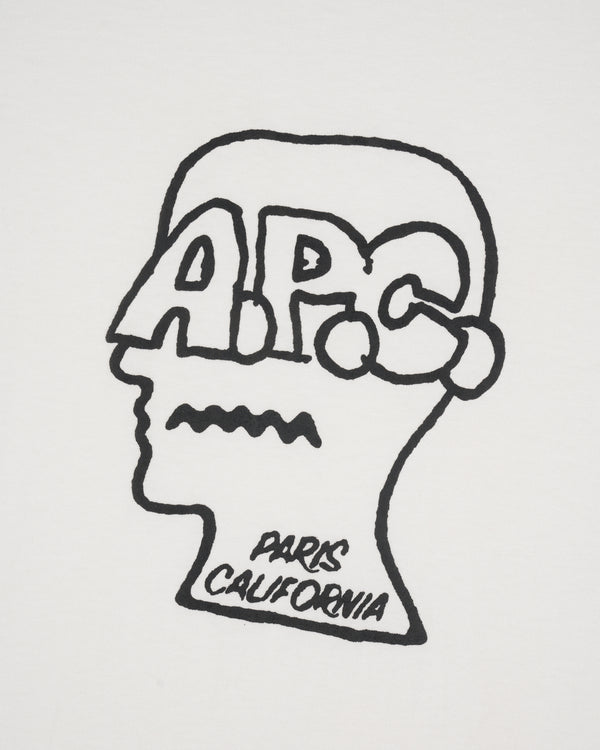 Brain Dead - A.P.C. Men's T-Shirt - (White)