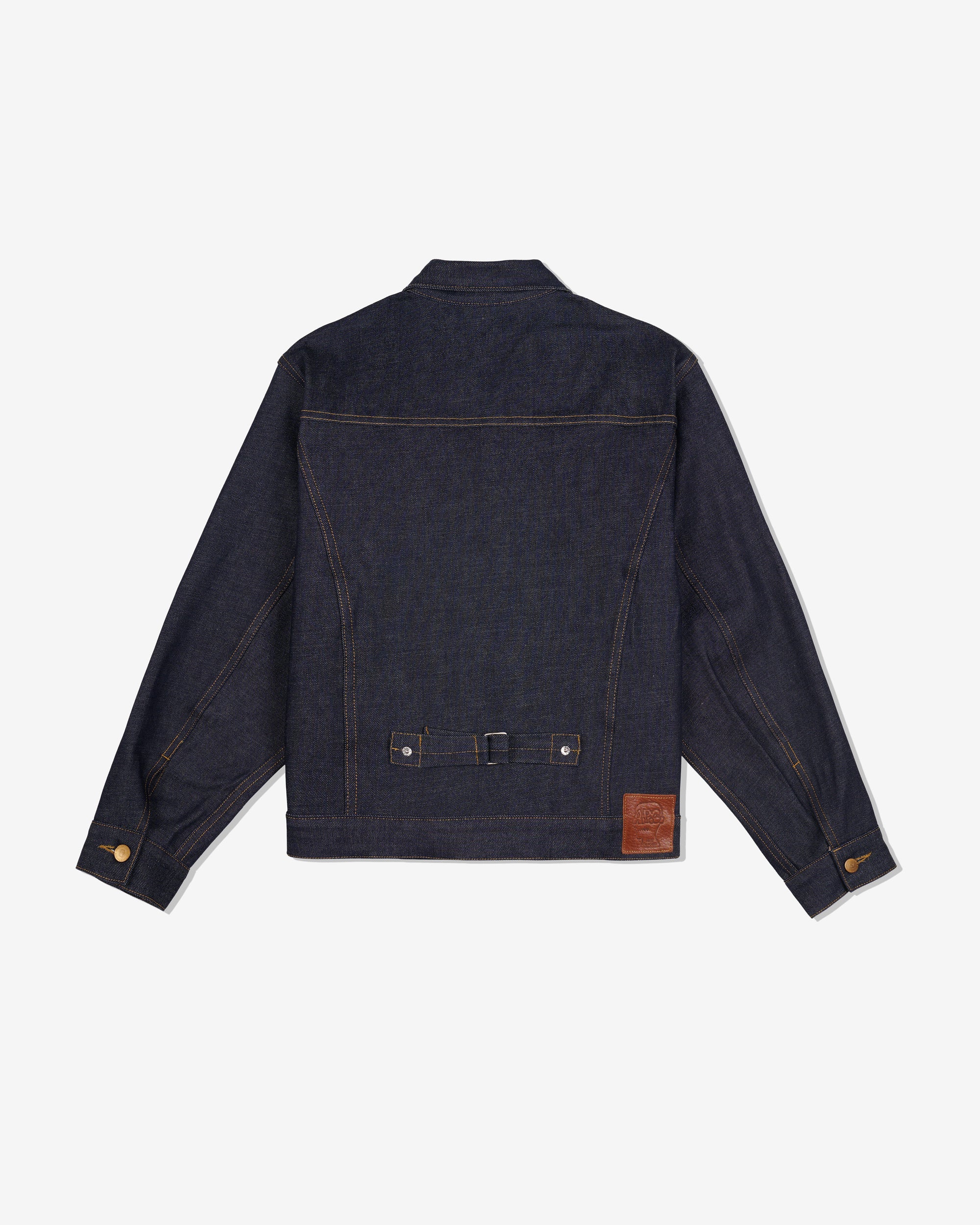 Brain Dead - A.P.C. Men's Trucker Jacket - (Indigo) view 2, Click to Zoom in