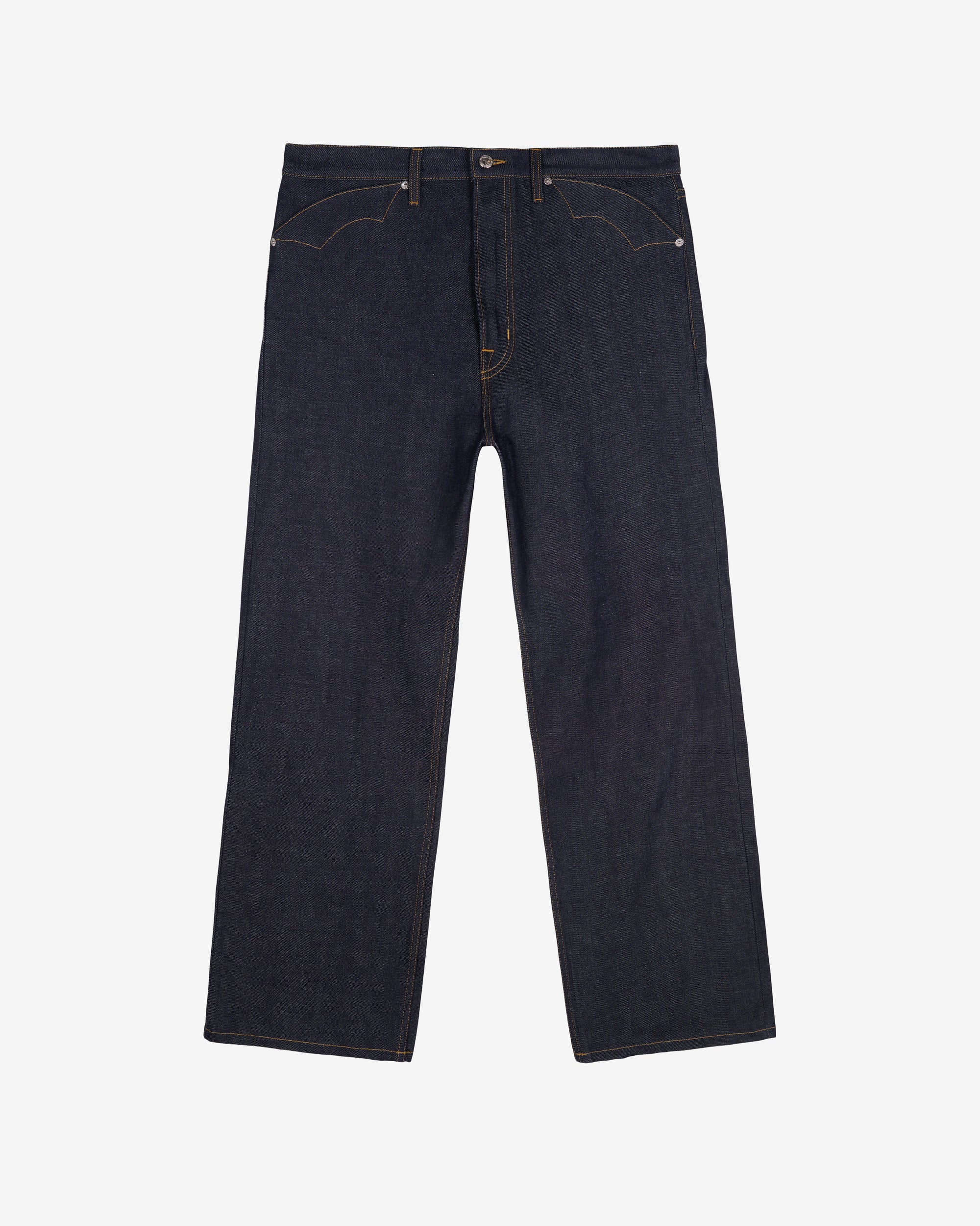 Brain Dead - A.P.C. Men's Type 00 Denim Jeans - (Indigo) view 1, Click to Zoom in