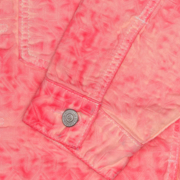 Stüssy - Men's Dyed Jacquard Trucker Jacket - (Pink)