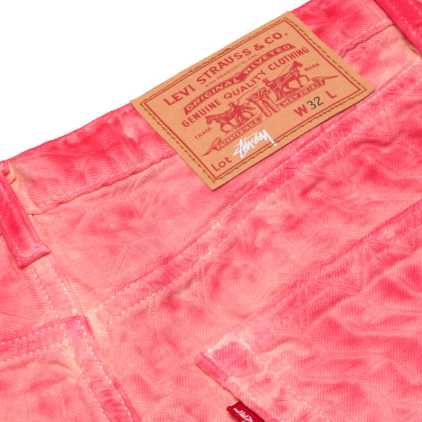 Stüssy - Men's Dyed Jacquard Jean - (Pink)