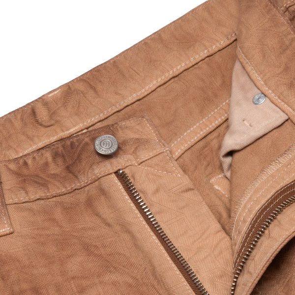 Stüssy - Men's Dyed Jacquard Jean - (Brown)