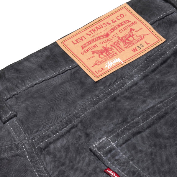 Stüssy - Men's Dyed Jacquard Jean - (Black)