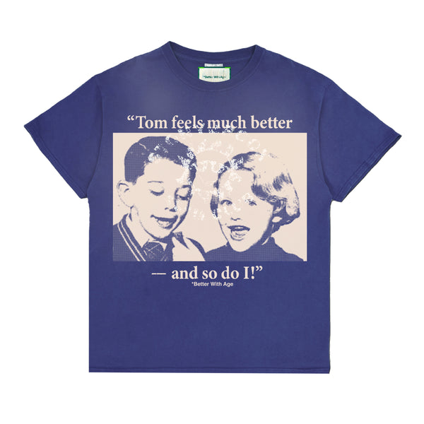 Better With Age - Men's Acid Techno Tee - (Blue)