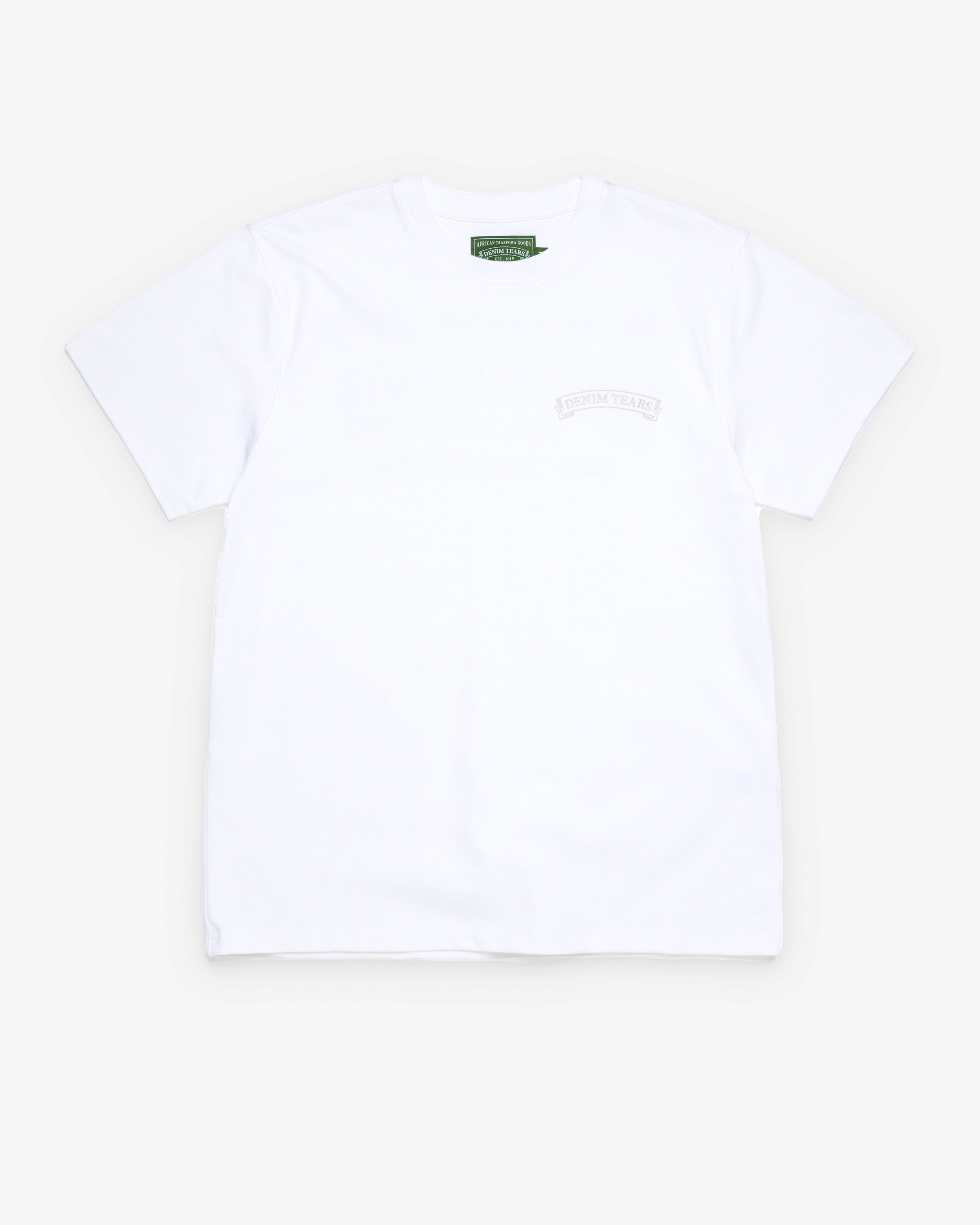 Denim Tears: Men's ADG Stamp Tee (White) | DSMNY E-SHOP