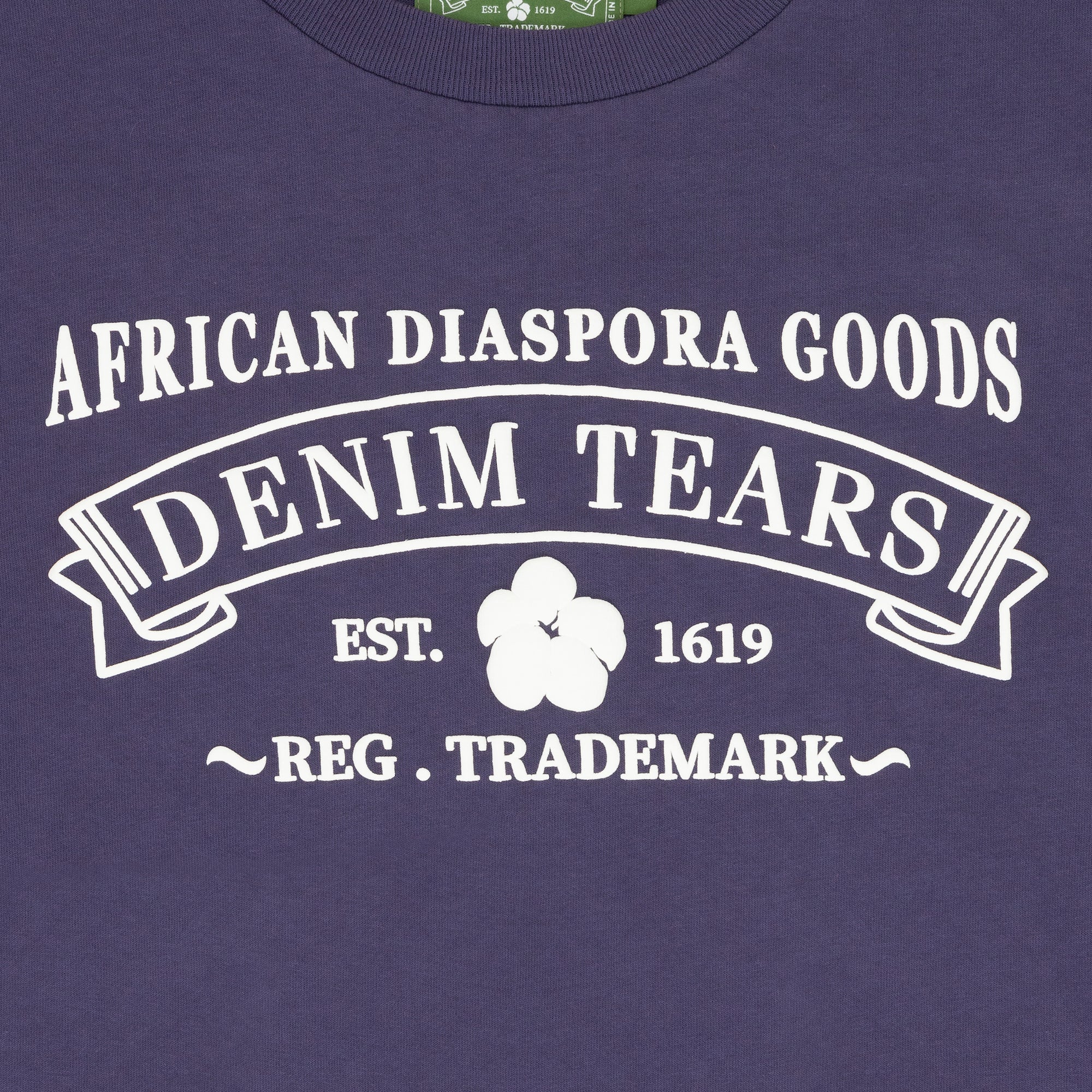 Denim Tears - ADG T-Shirt - (Washed Purple) view 3