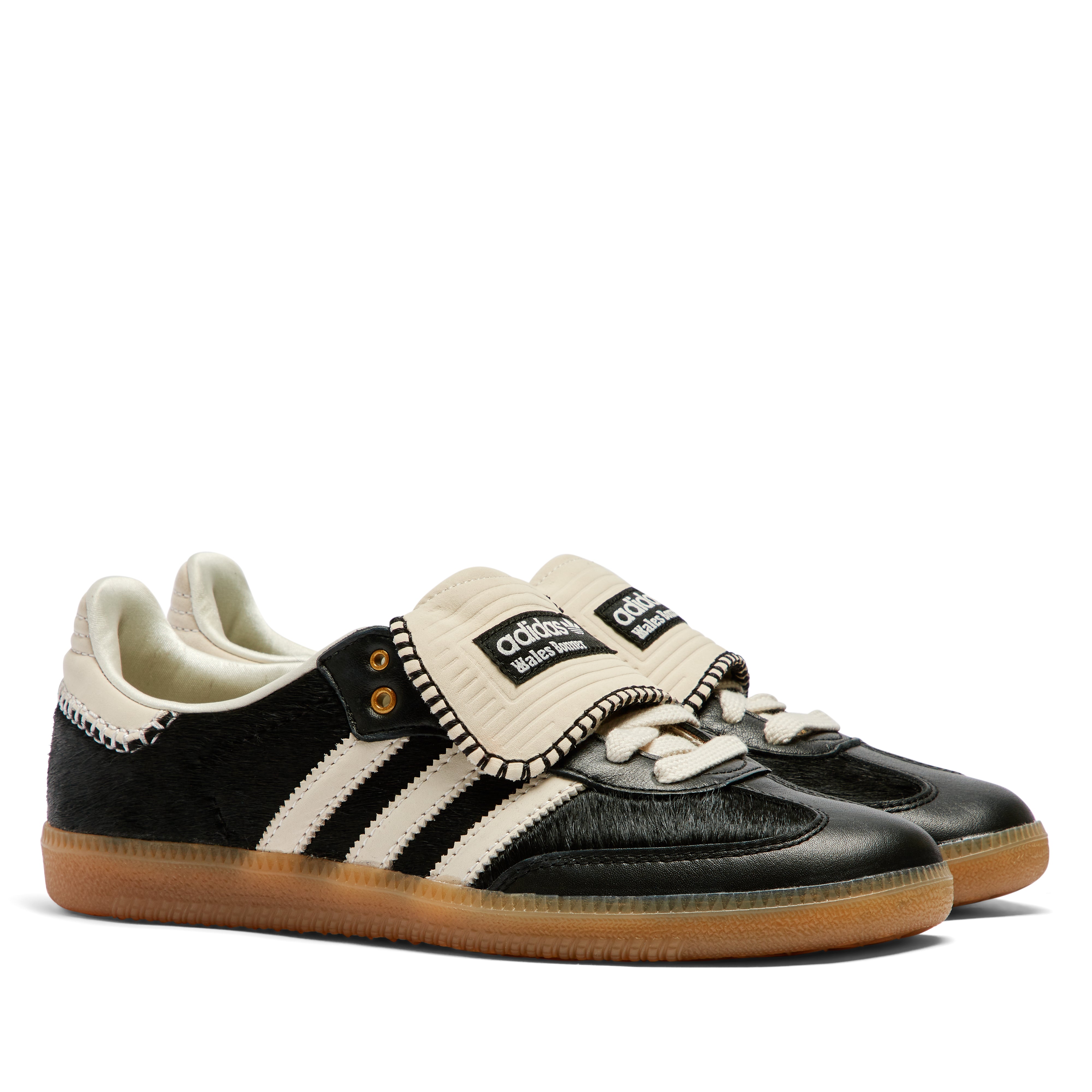 adidas - Wales Bonner Men's Samba Pony Tonal Low Trainers - (Black