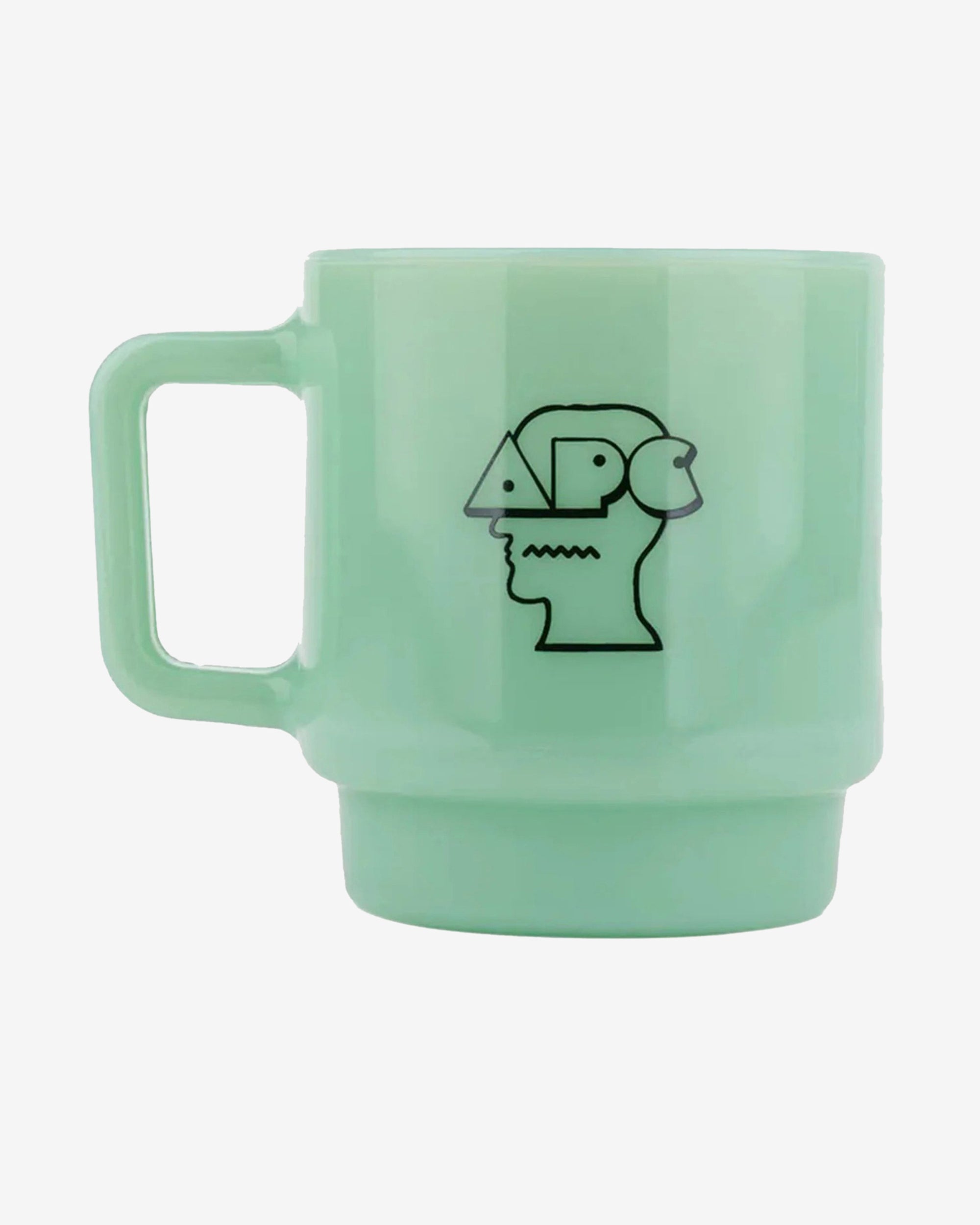 Brain Dead - APC Milk Glass Mug - (Jade) view 2, Click to Zoom in