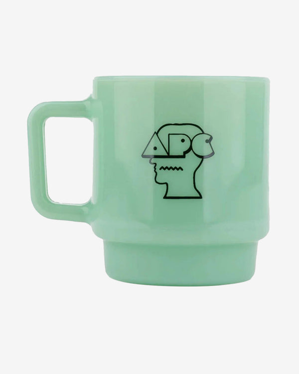 Brain Dead - APC Milk Glass Mug - (Jade)
