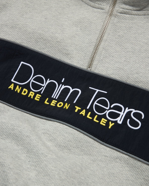 Denim Tears - Men's Quarter Zip ALT Crewneck - (Grey)
