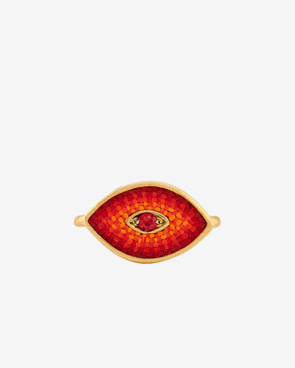 Le Sibille - Women's Pixel Ring - (Yellow Gold)