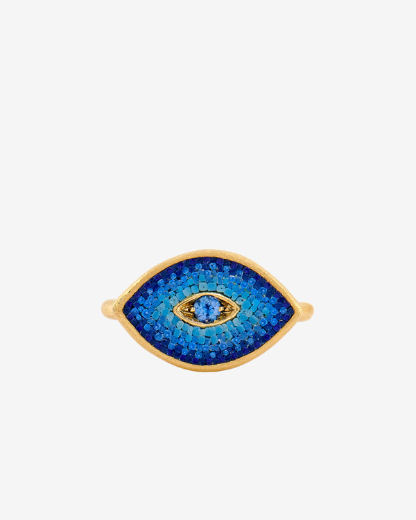 Le Sibille - Women's Pixel Ring - (Yellow Gold)