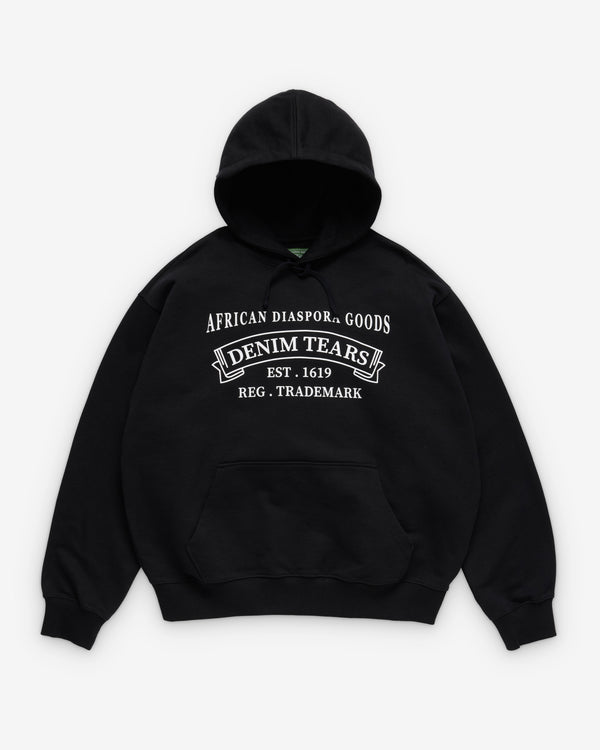 Denim Tears - Men's AO ADG Stamp Hoodie - (Black)