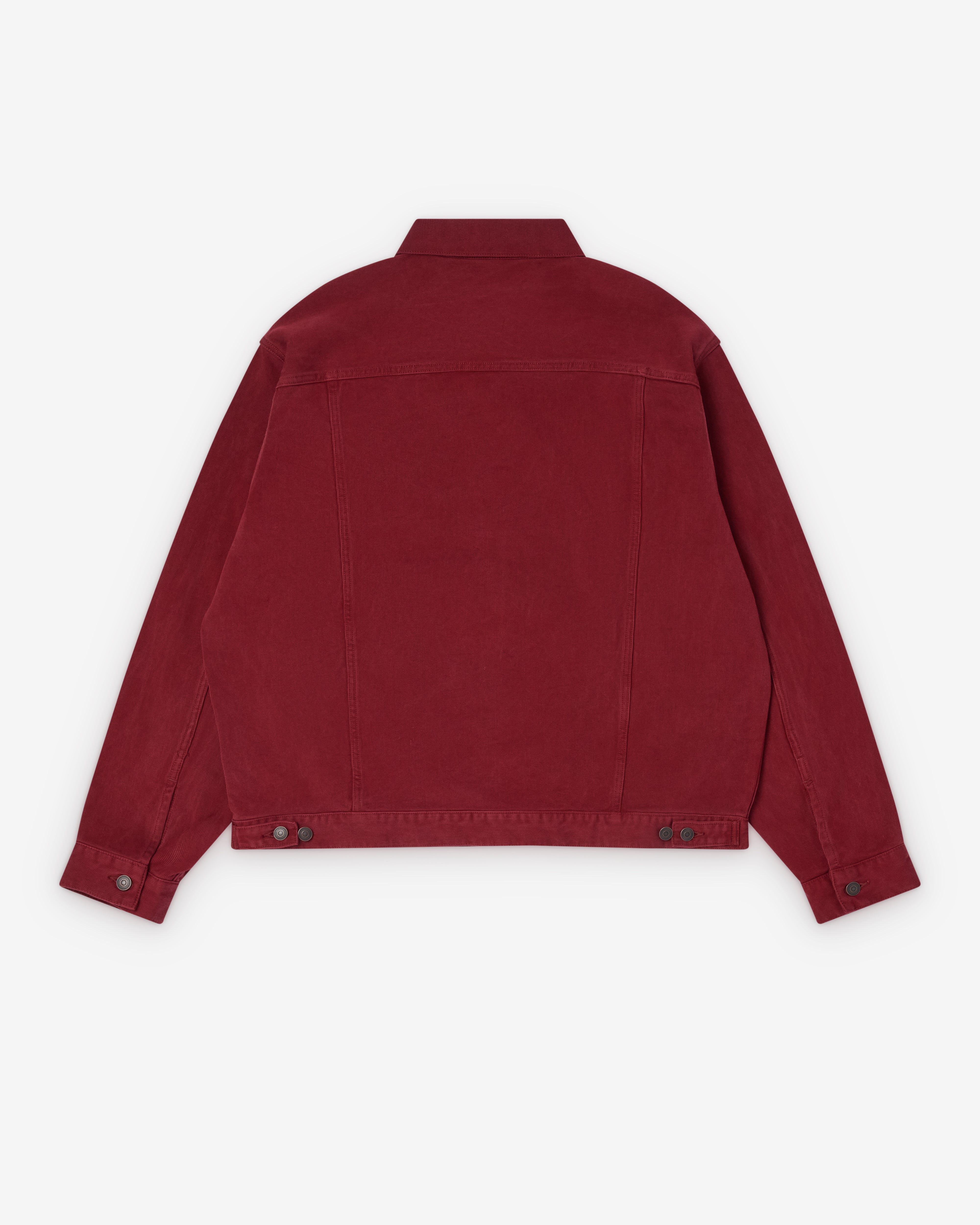 A.Presse: Men's Washed Cotton Pique 3rd Type Jacket (Red) | DSMNY