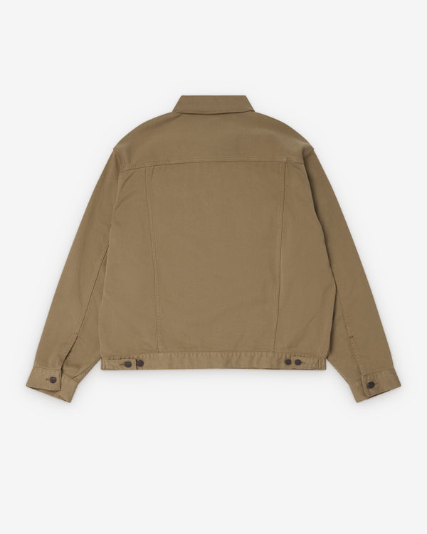 A.Presse - Men's Washed Cotton Pique 3rd Type Jacket - (Beige)