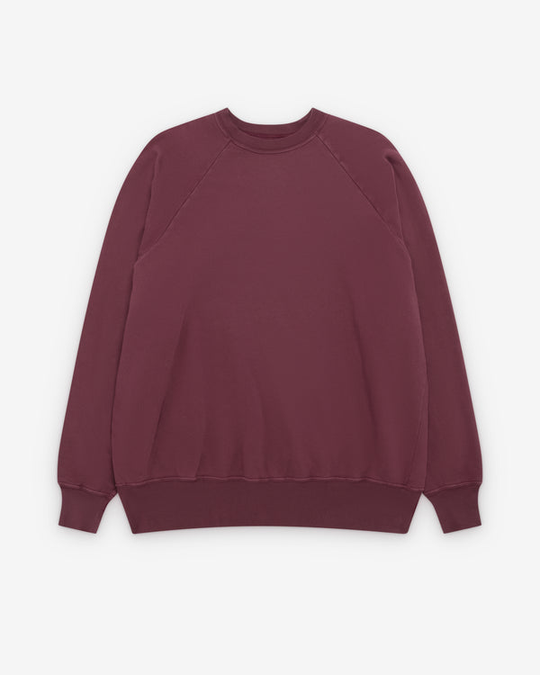 A.Presse - Men's Vintage Light Weight Sweatshirt - (Burgundy)