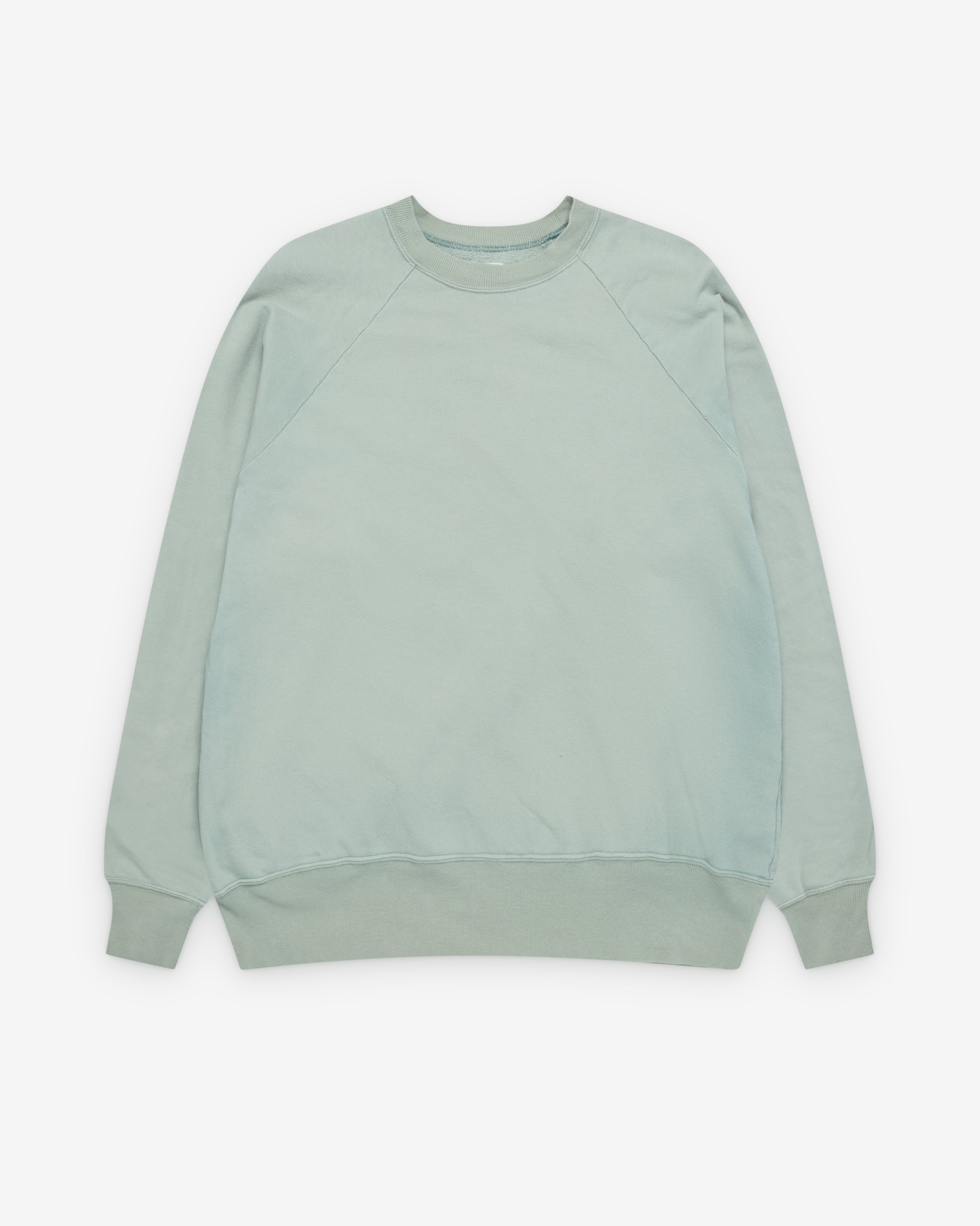 トップス Vintage Light Weight Sweatshirt Green 5 A.Presse: Men's Vintage Light Weight Sweatshirt (Green) | DSMNY E-SHOP