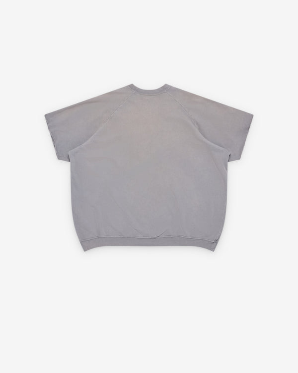 A.Presse - Men's Vintage Light Weight Short Sleeve Sweat - (Grey)