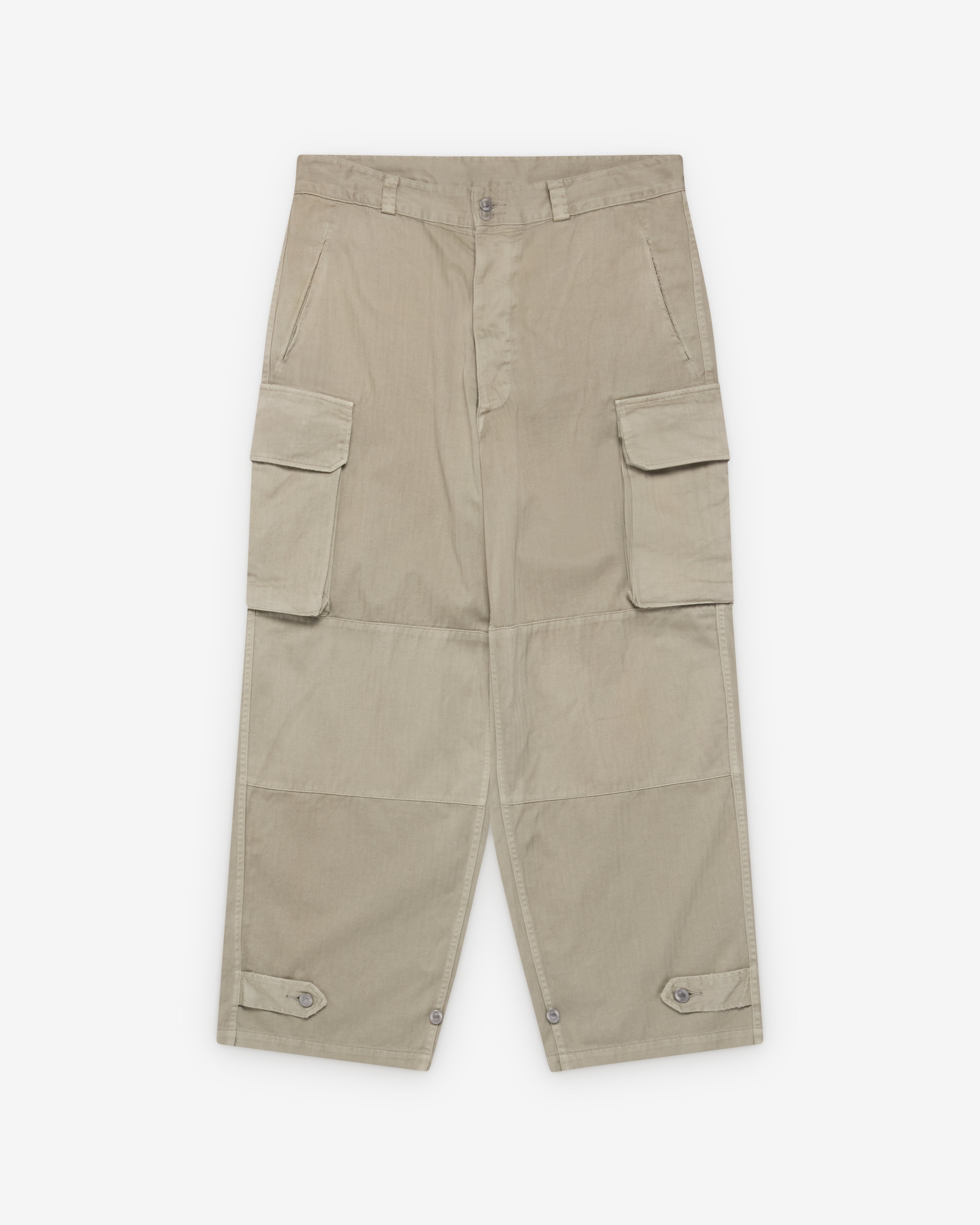 A.Presse: Men's Vintage FA HBT M-47 Trousers (Greige) | DSMNY E-SHOP