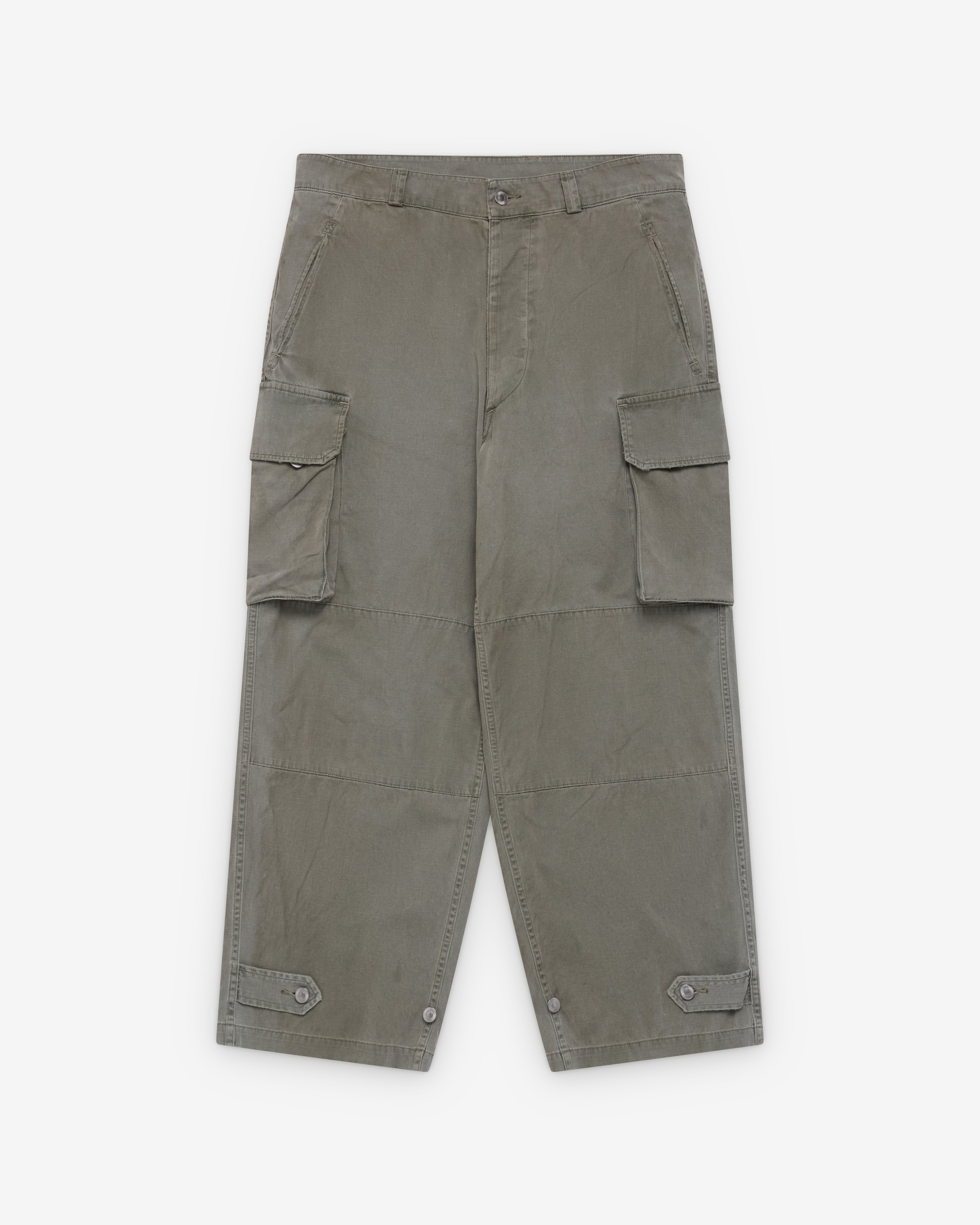 【サイズ1】A.PRESSE Vintage FA HBT M-47 Pants A.Presse: Men's Vintage FA HBT M-47 Trousers (Sage) | DSMNY E-SHOP