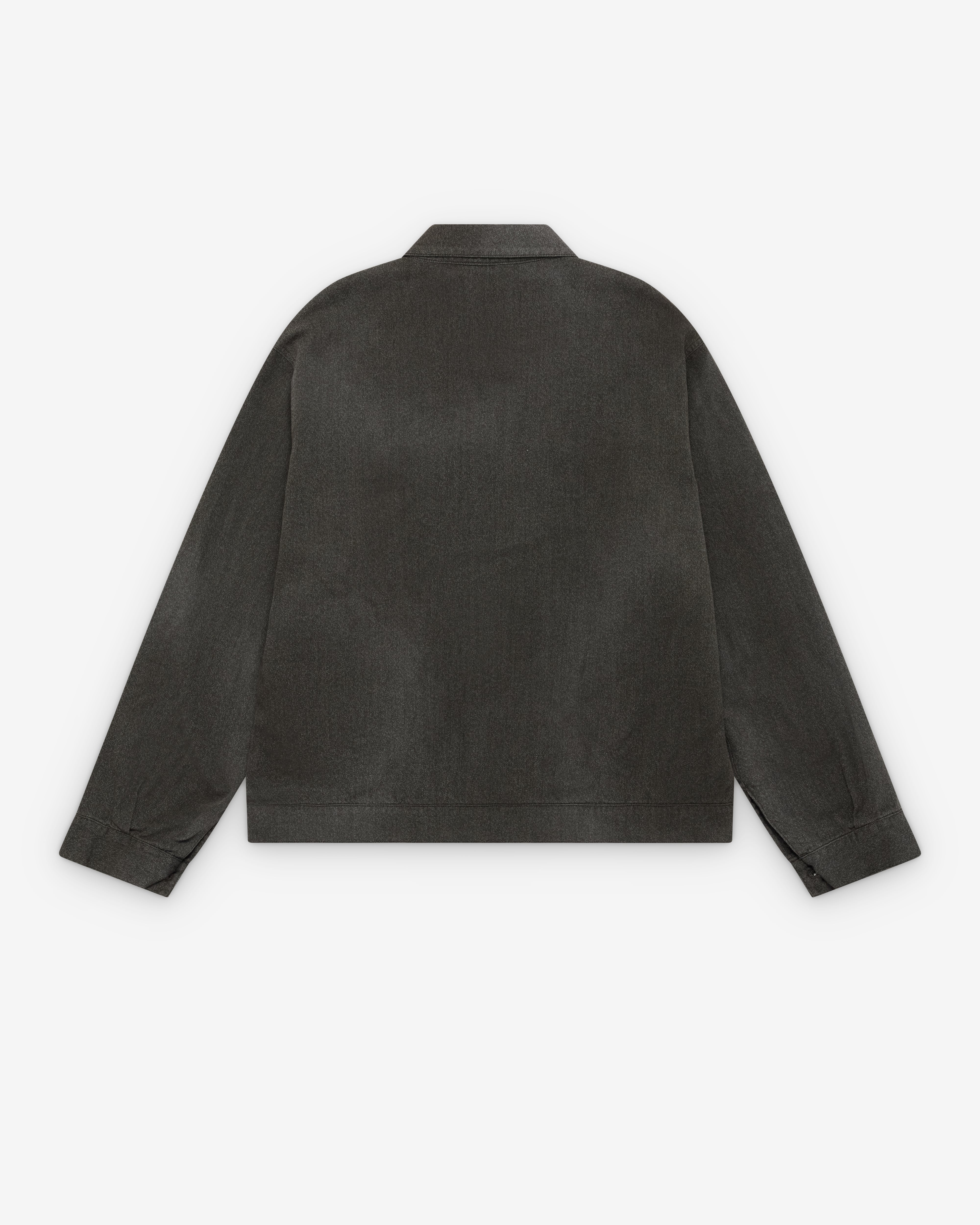 ジャケット・アウター A.PRESSE Black Chambray Detroit Jacket A.Presse: Men's Vintage Black Chambray Work Jacket (Black) | DSMNY
