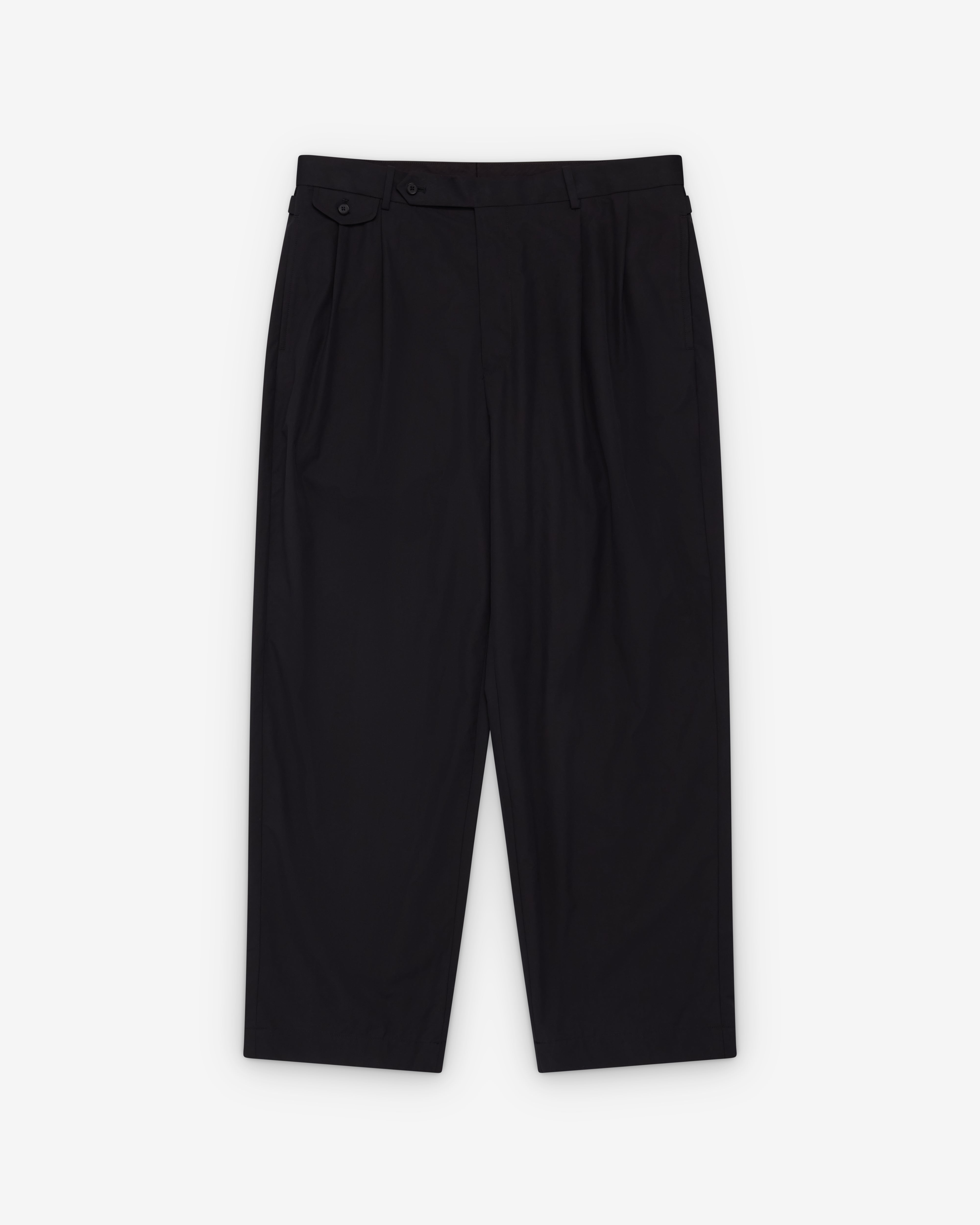 A.Presse: Men's High Density Weather Cloth Trousers (Black