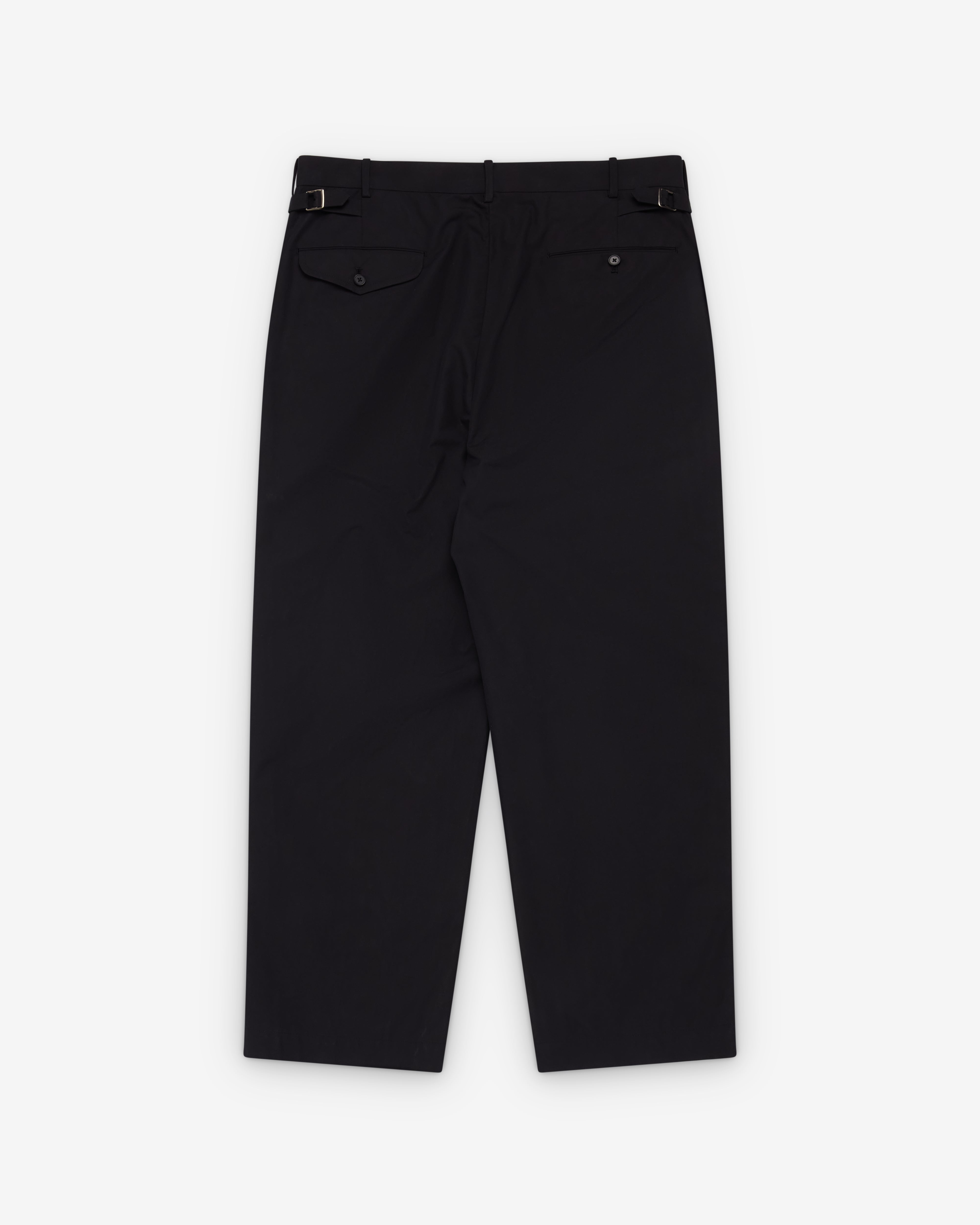 A.Presse: Men's High Density Weather Cloth Trousers (Black