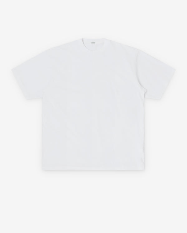 A.Presse - Men's Cashmere Blend Short Sleeve T-Shirt - (White)