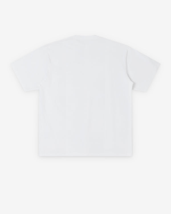 A.Presse - Men's Cashmere Blend Short Sleeve T-Shirt - (White)