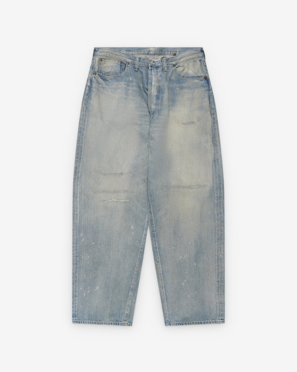 A.Presse - Men's No.37 Washed Denim Pants - (Bleach)