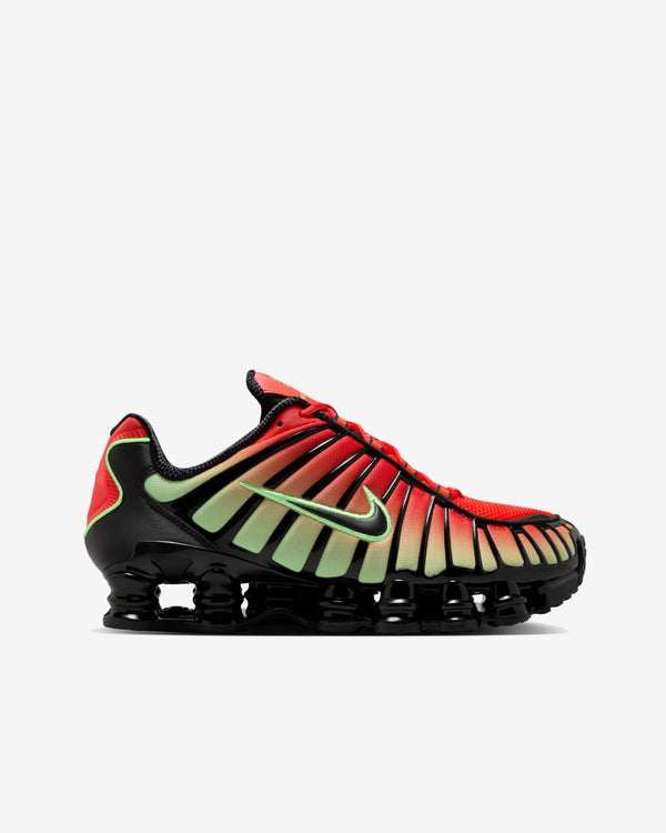 Nike - Men's Shox TL Chili Pepper Sneakers - (Light Crimson/Volt)